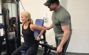 Results Fitness Owner and Trainer Brian Attebery training Miss Tulsa Megan Gold